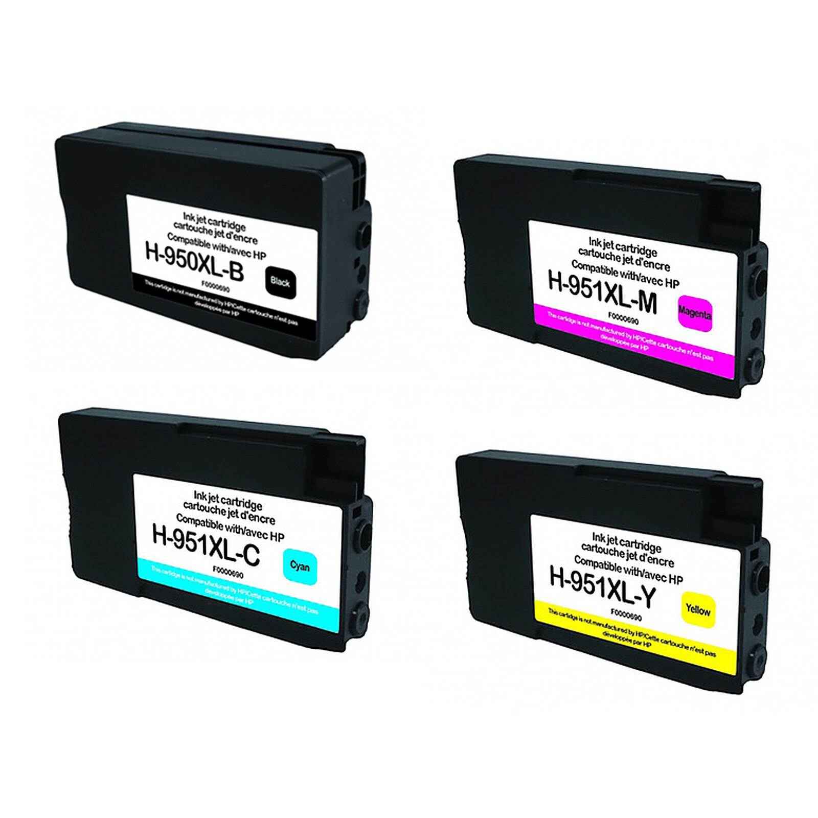 HP 951XL - 24 ml - Alto rendimiento - cián - original - cartucho de tinta - para Officejet Pro 251dw, 276dw, 8100, 8600, 8600 N911a, 8610, 8615, 8620, 8625, 8630