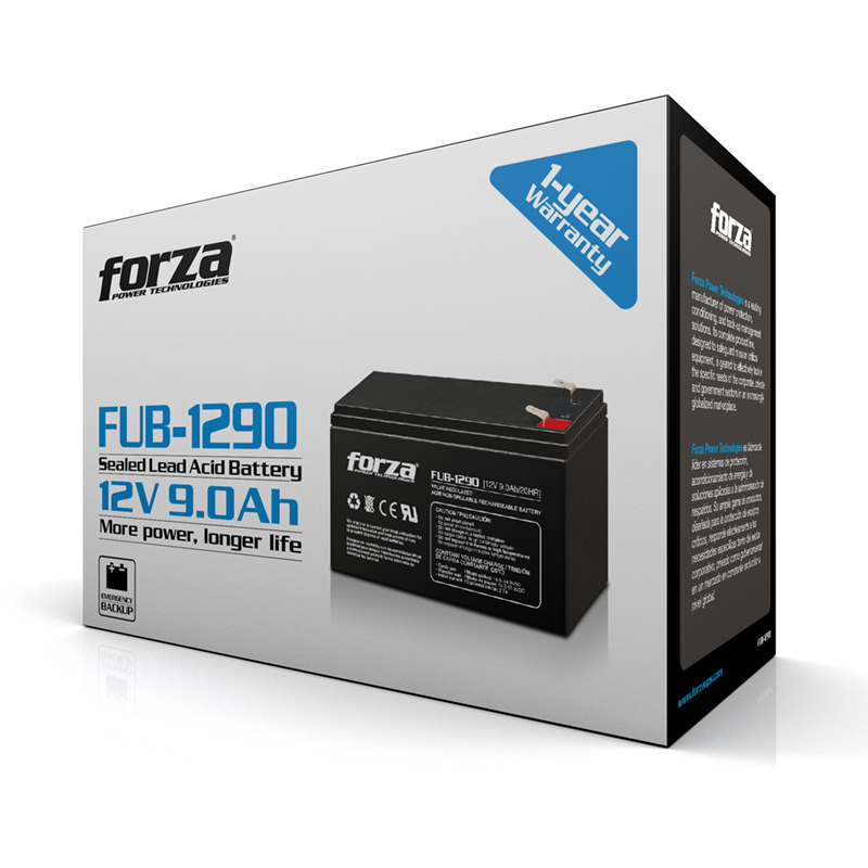 Forza FUB-1290 - Batería - 12V - 9 Ah