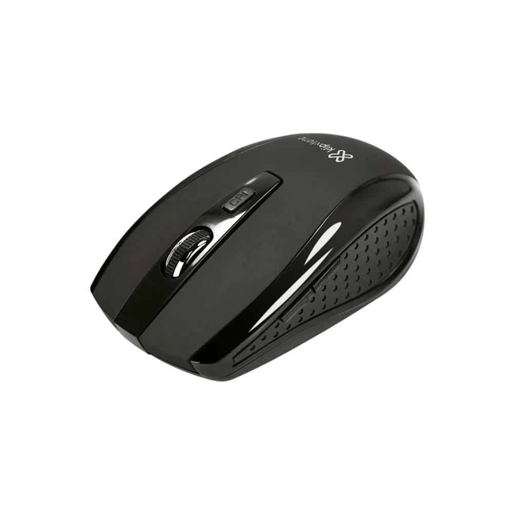 Klip Xtreme Klever KMW-340 - Ratón - óptico - 6 botones - inalámbrico - 2.4 GHz - receptor inalámbrico USB - negro