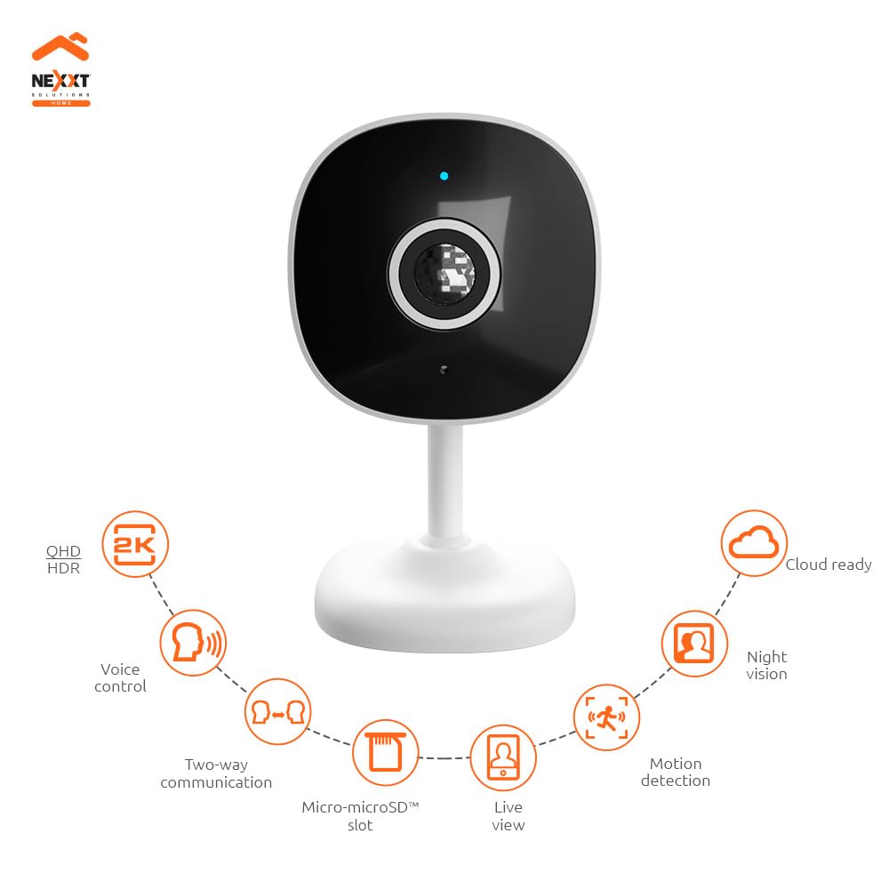 Nexxt Solutions Connectivity - Smart indoor 2K Cam