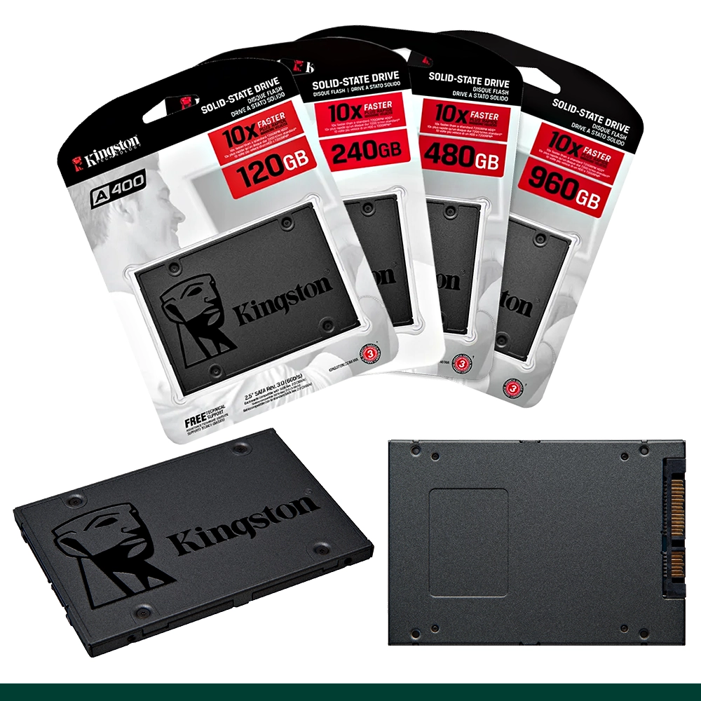 Kingston A400 - SSD - 480 GB - interno - 2.5" - SATA 6Gb/s