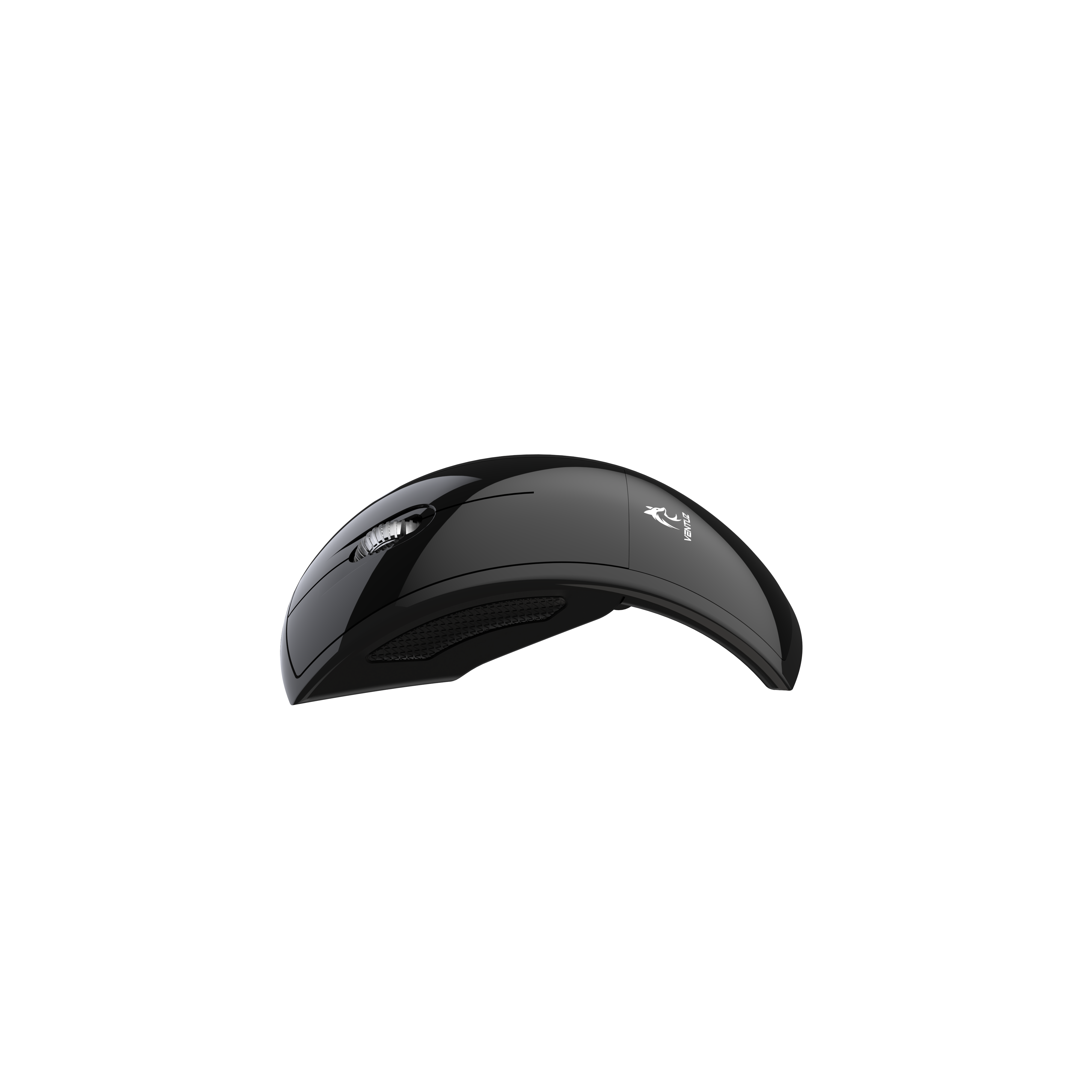 Klip Xtreme - Mouse - 2.4 GHz - Wireless - Gray - Foldable - 1000dpi