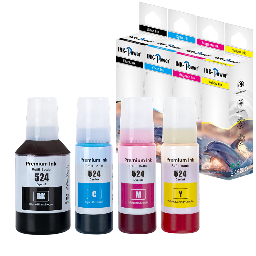 Epson - T524 - Ink refill - Yellow