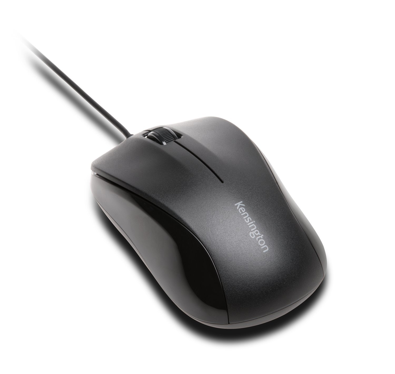 Kensington Mouse for Life - Ratón - óptico - 3 botones - cableado - USB - negro