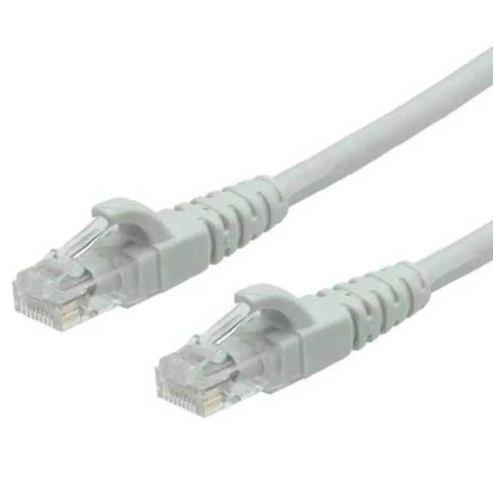 Nexxt - Cable de interconexión - RJ-45 (M) a RJ-45 (M) - 91 cm - SFTP - CAT 6a - trenzado - gris