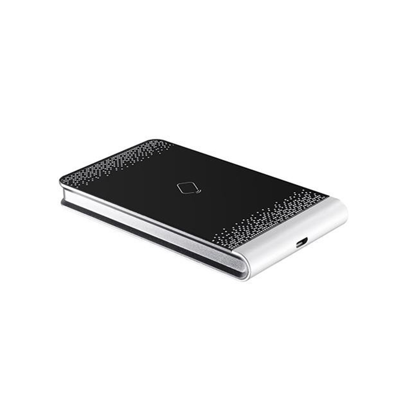 Hikvision -  DS-K1F100-D8E - Lector de tarjetas inteligentes - USB 2.0 - 125 KHz / 13.56 MHz - 200mA - Power/ Communication -  ISO 14443 Tipo A / B Estándar e ISO 7816 Estándar