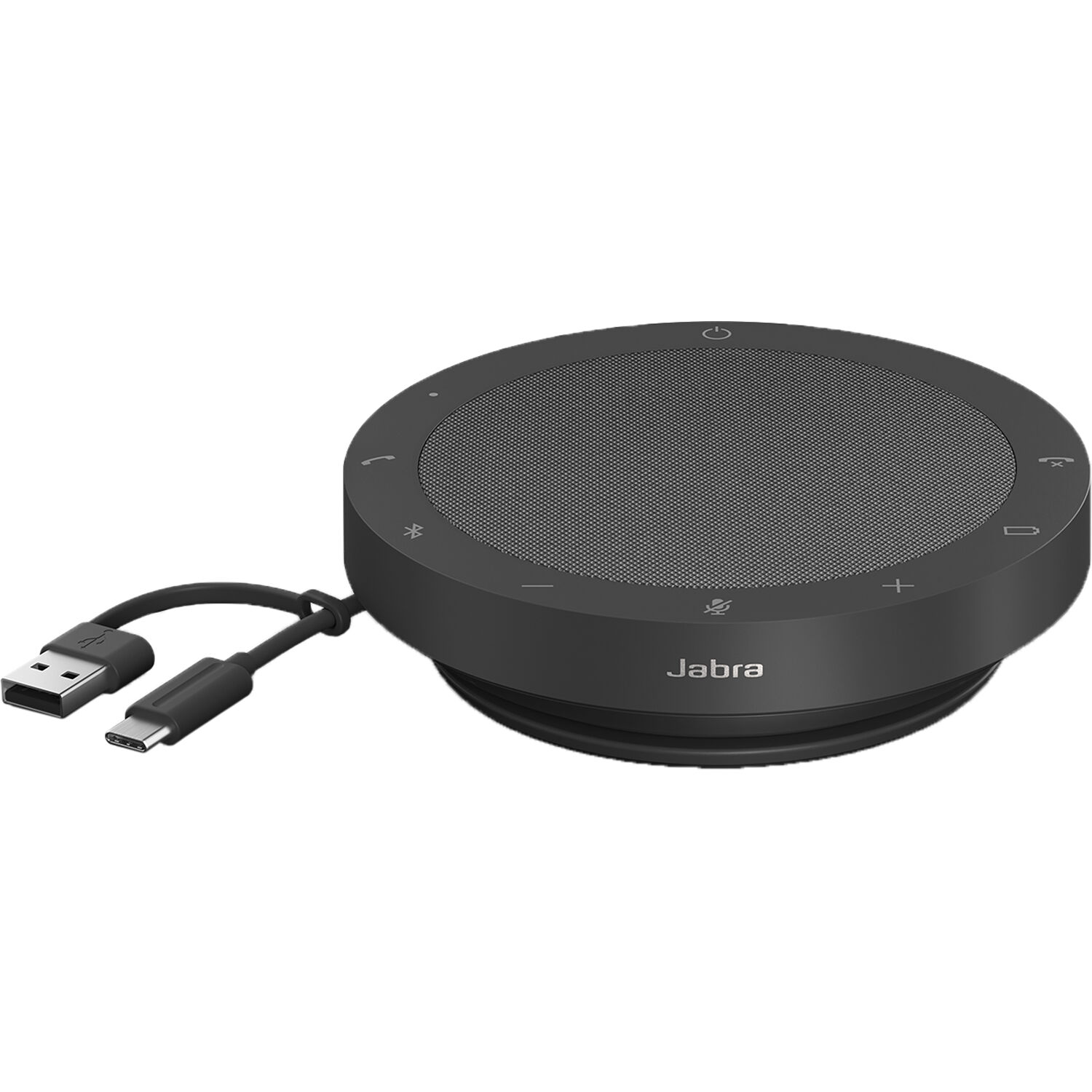 Jabra Speak2 55 MS - Altavoz manos libres - Bluetooth - Inalámbrico, con cable - USB-C, USB-A - Gris oscuro - Certificado para Microsoft Teams, Certificado con Microsoft Quick Pairing