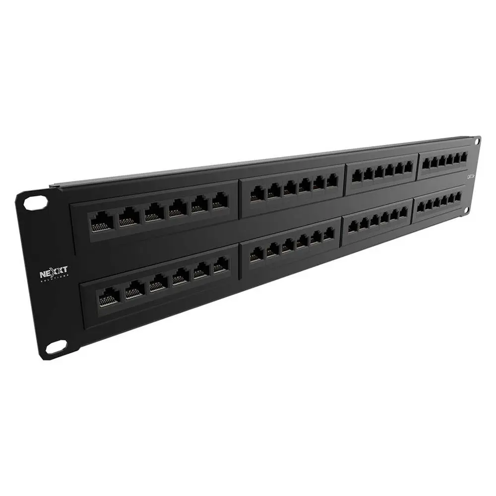 Nexxt - Tablero de conexiones - CAT 5e - 19" - 48 puertos