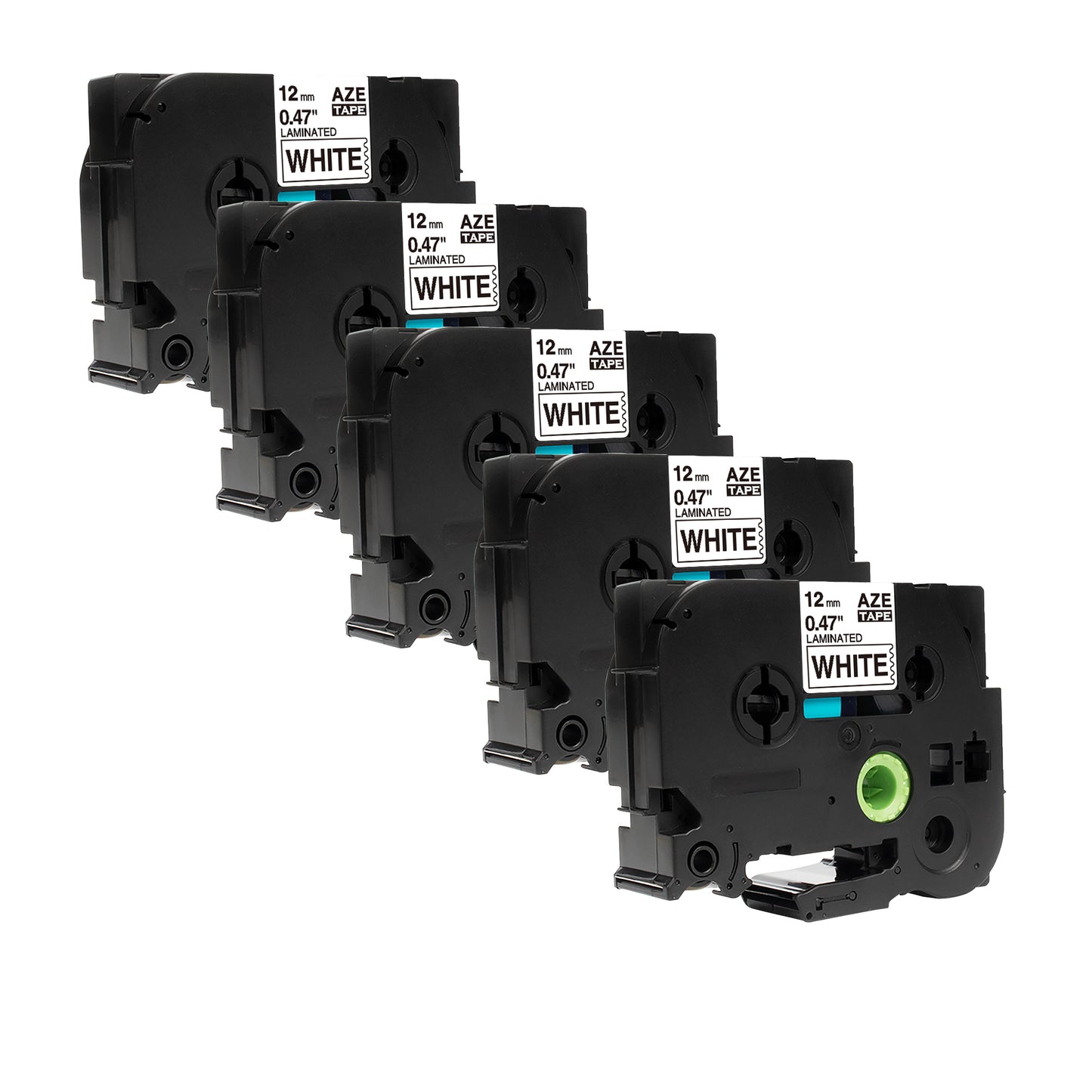 Brother TZe-S231 - Adhesivo extrarresistente - negro sobre blanco - rollo (1,2 cm x 8 m) 1 cinta(s) tipo laminado - para Brother PT-D210, D600, H110; P-Touch PT-1005, 1880, E310, E800; P-Touch Cube Plus PT-P710