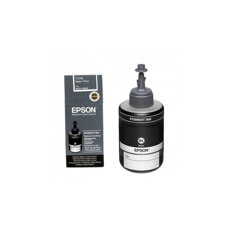 Epson T7741 - 140 ml - negro - original - recarga de tinta - para Epson L1455, L605, L655, M100; EcoTank ET-4550, L1455, L606; WorkForce ET-16500, ET-4550