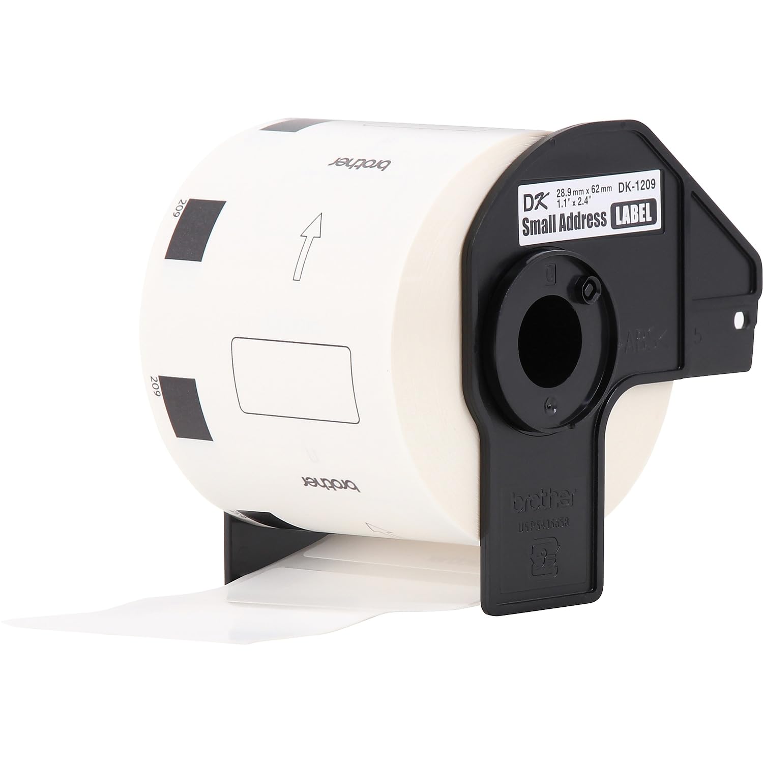 Brother DK-1209 - Papel - blanco - 28.9 x 62 mm 800 etiquetas de direcciones - para Brother QL-1050, 1060, 1100, 1110, 500, 550, 570, 580, 650, 700, 710, 720, 800, 810, 820