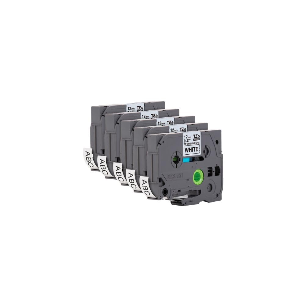 Brother TZe-231 - Adhesivo estándar - negro sobre blanco - rollo (1,2 cm x 8 m) 1 cinta(s) tipo laminado - para Brother PT-D210, D600, H110; P-Touch PT-1005, 1880, E310, E800; P-Touch Cube Plus PT-P710