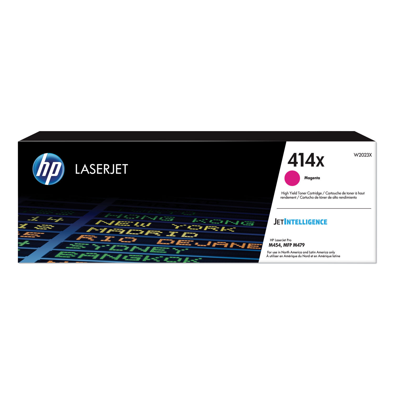 HP 414A - Magenta - original - LaserJet - cartucho de tóner (W2023A) - para Color LaserJet Enterprise M455, MFP M480; Color LaserJet Pro M454, M479, MFP M479