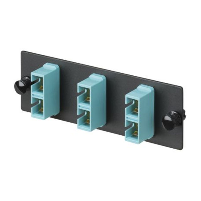 Panduit Opticom Fiber Adapter Panels - Tablero de conexiones - azul - 6 puertos