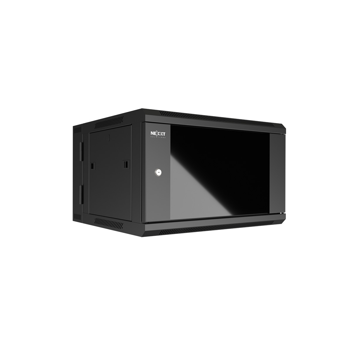 Nexxt Solutions - Rack armario - instalable en pared - RAL 9005, negro barniz - 9U - 19"