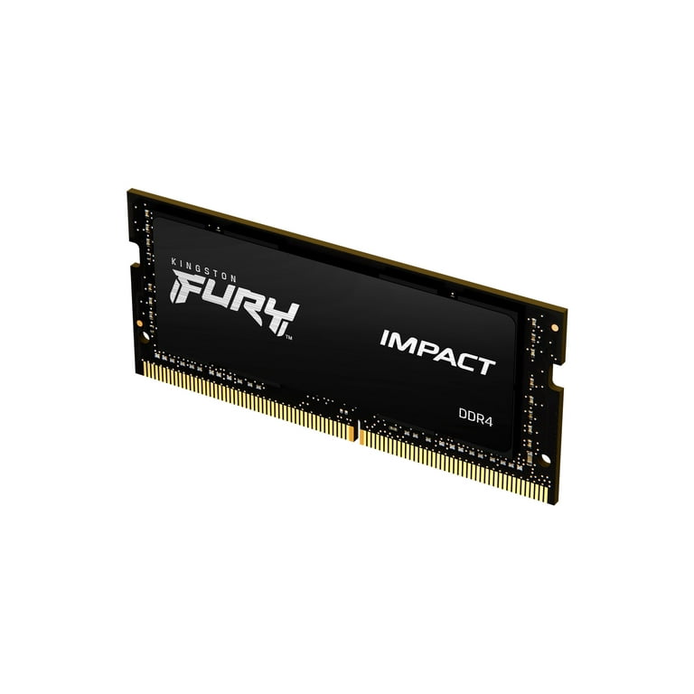 Kingston FURY Impact - DDR4 - módulo - 16 GB - SO-DIMM de 260 contactos - 3200 MHz / PC4-25600 - CL20 - 1.2 V - sin búfer - no ECC - negro