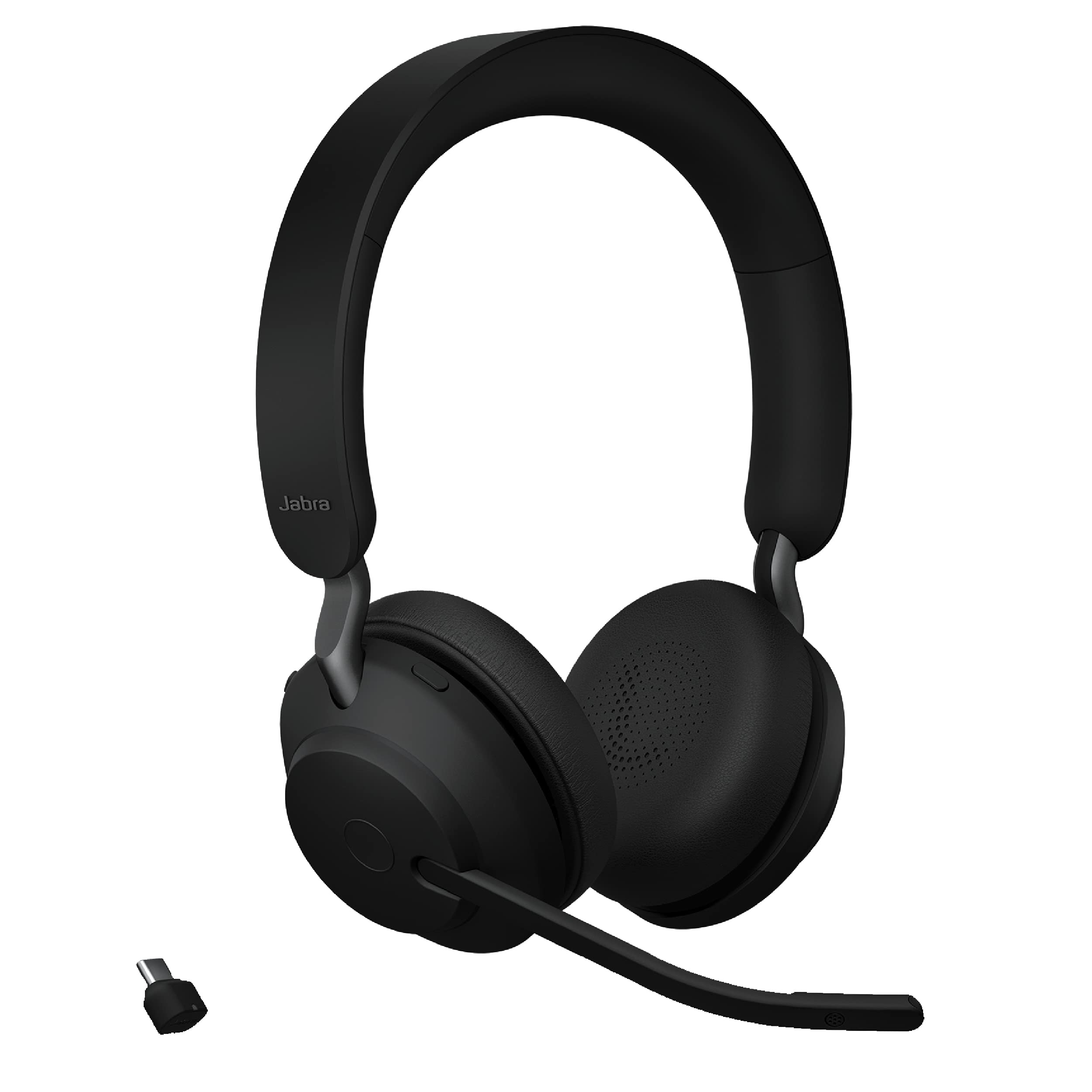 Jabra Evolve2 65 MS Stereo - Auricular - en oreja - Bluetooth - inalámbrico - USB-C - aislamiento de ruido - negro - Certificado para Equipos de Microsoft