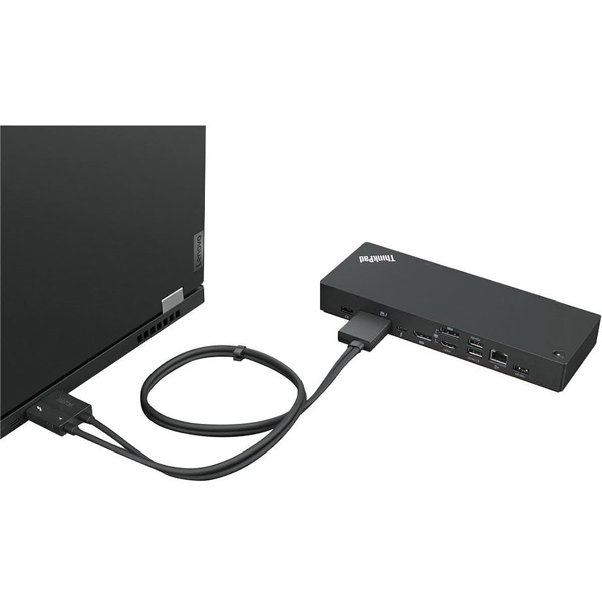 Lenovo ThinkPad Thunderbolt 4 WorkStation Dock - Estación de conexión - Thunderbolt 4 - 2 x DP, HDMI, Thunderbolt - 1GbE - 300 vatios - Italia, Chile