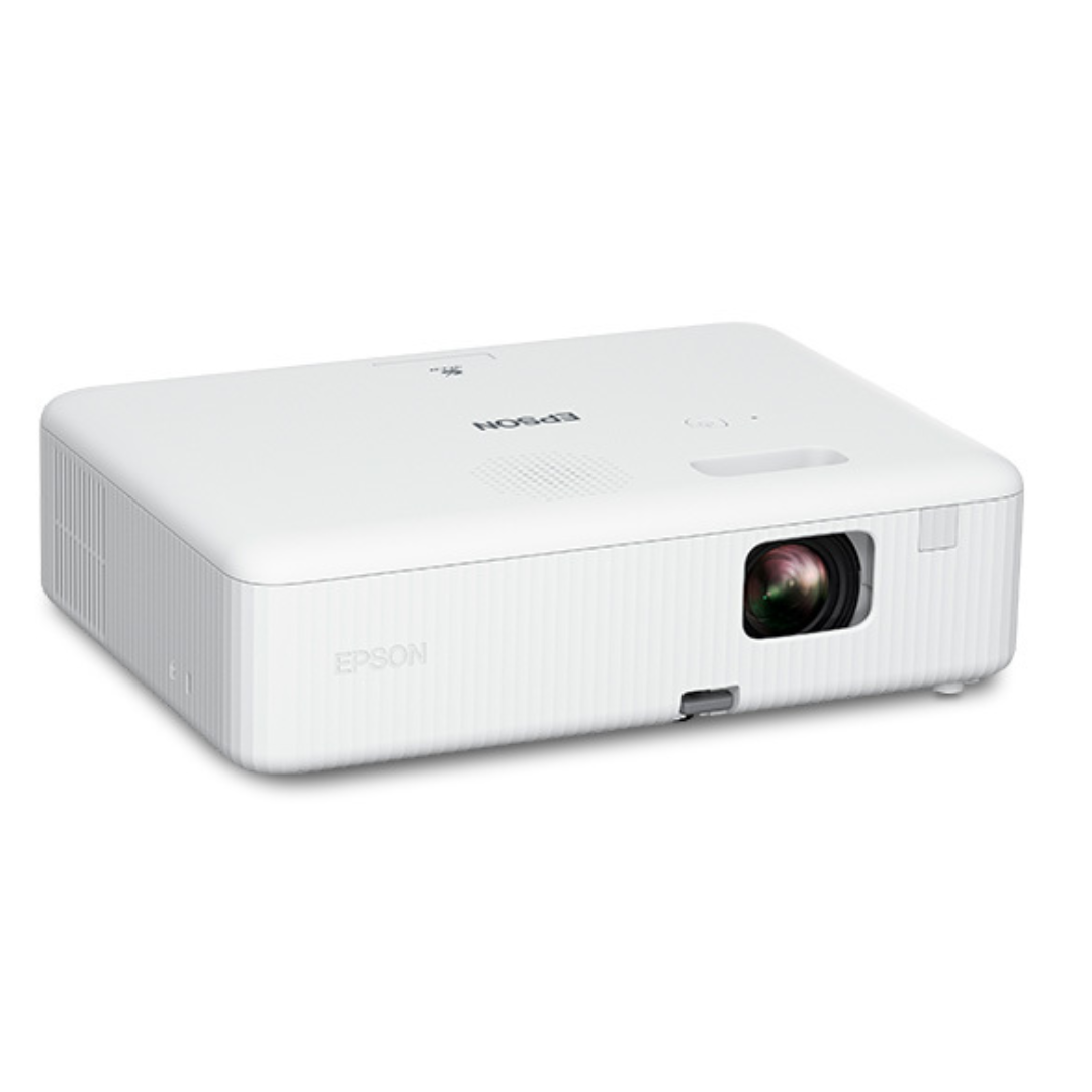 Epson EpiqVision Flex CO-W01 - Proyector 3LCD - portátil - 3000 lúmenes (blanco) - 3000 lúmenes (color) - WXGA (1280 x 800) - 16:10 - 720p - con 1 año de Epson Extra Care Home Service