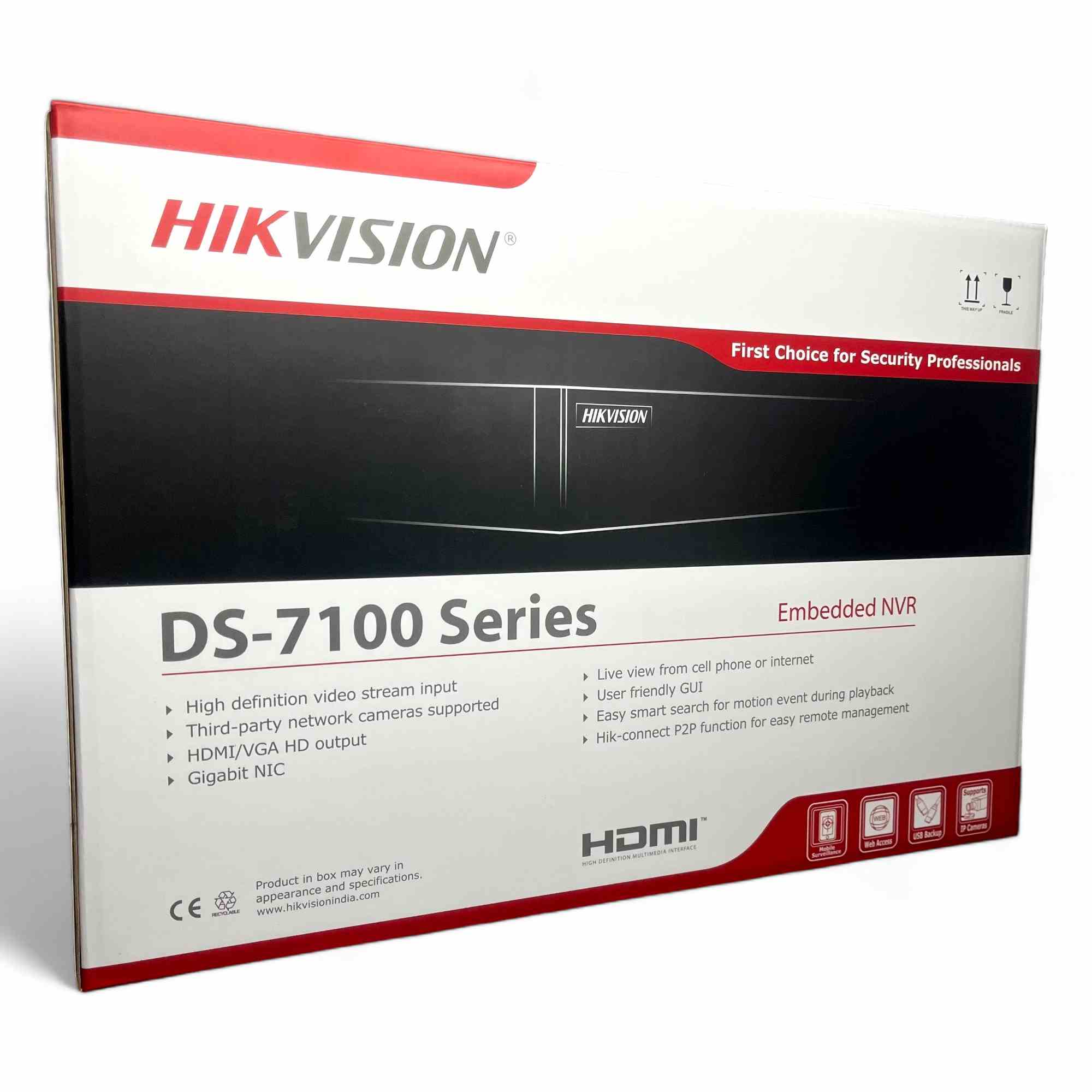 Hikvision - Standalone NVR - 4 Video Channels - DS-7104NI-Q1/4P/M