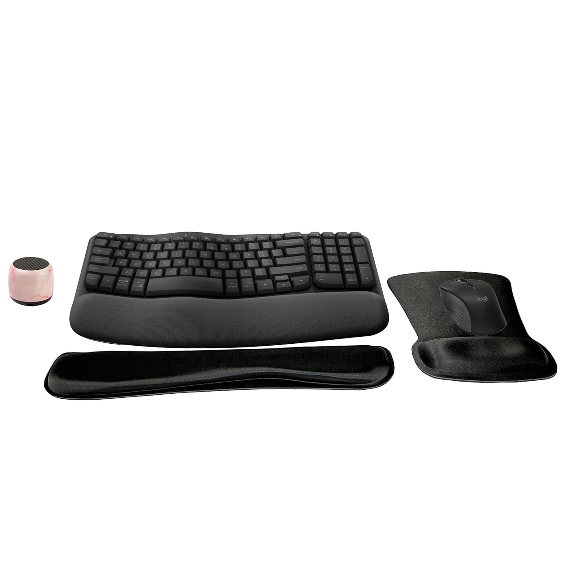 Logitech - Keyboard - Wave keys - Spanish - Graphite 
