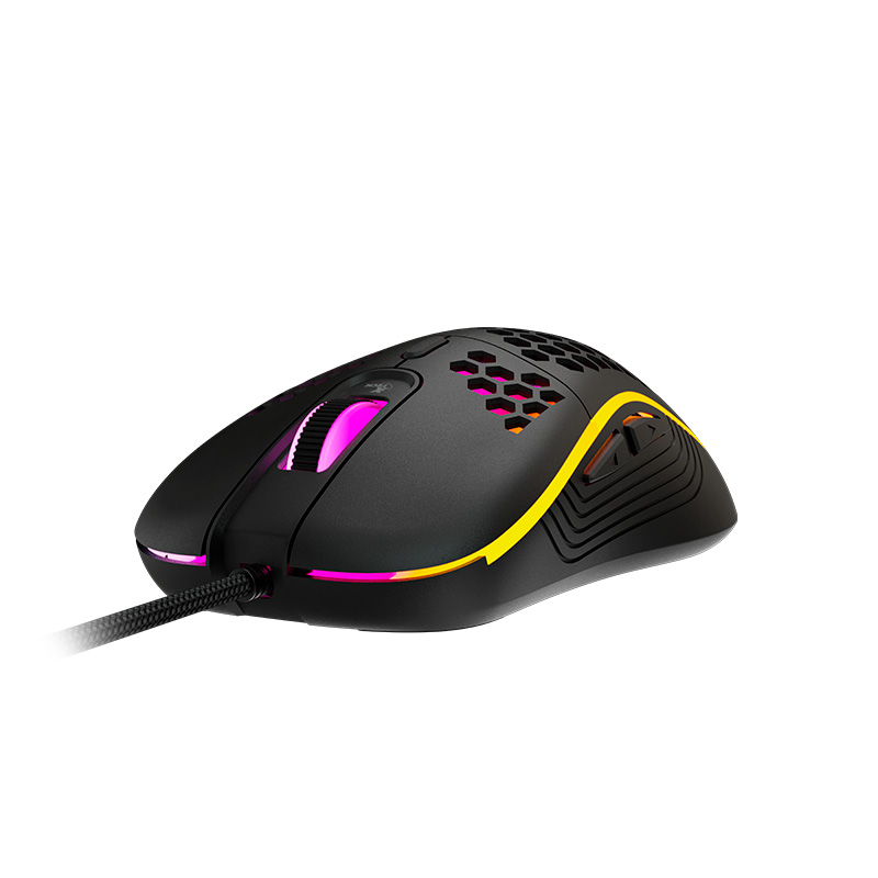 Xtech - XTM-620 - Mouse - USB - Wired - Black - Gaming 7 button Honeycomb