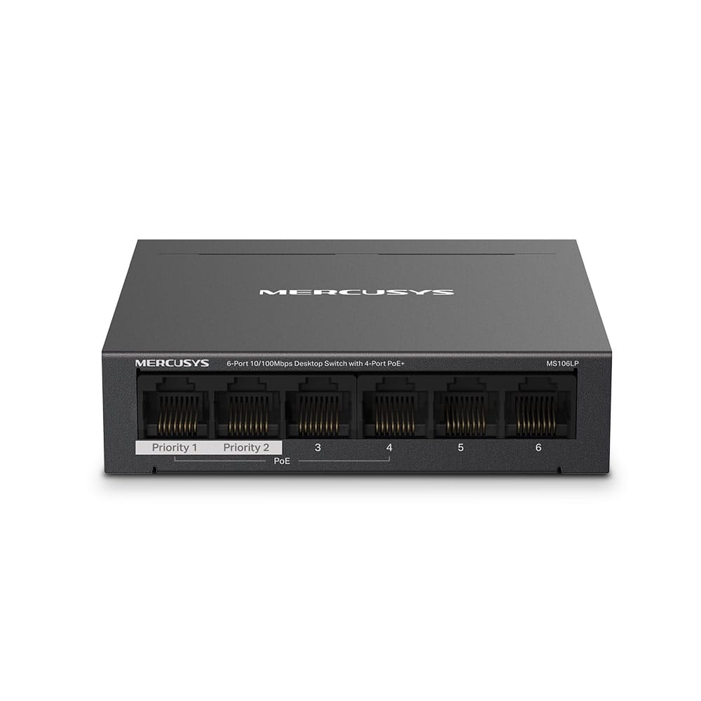 TP-Link - Mercusys 6-Port 10/100Mbps Des