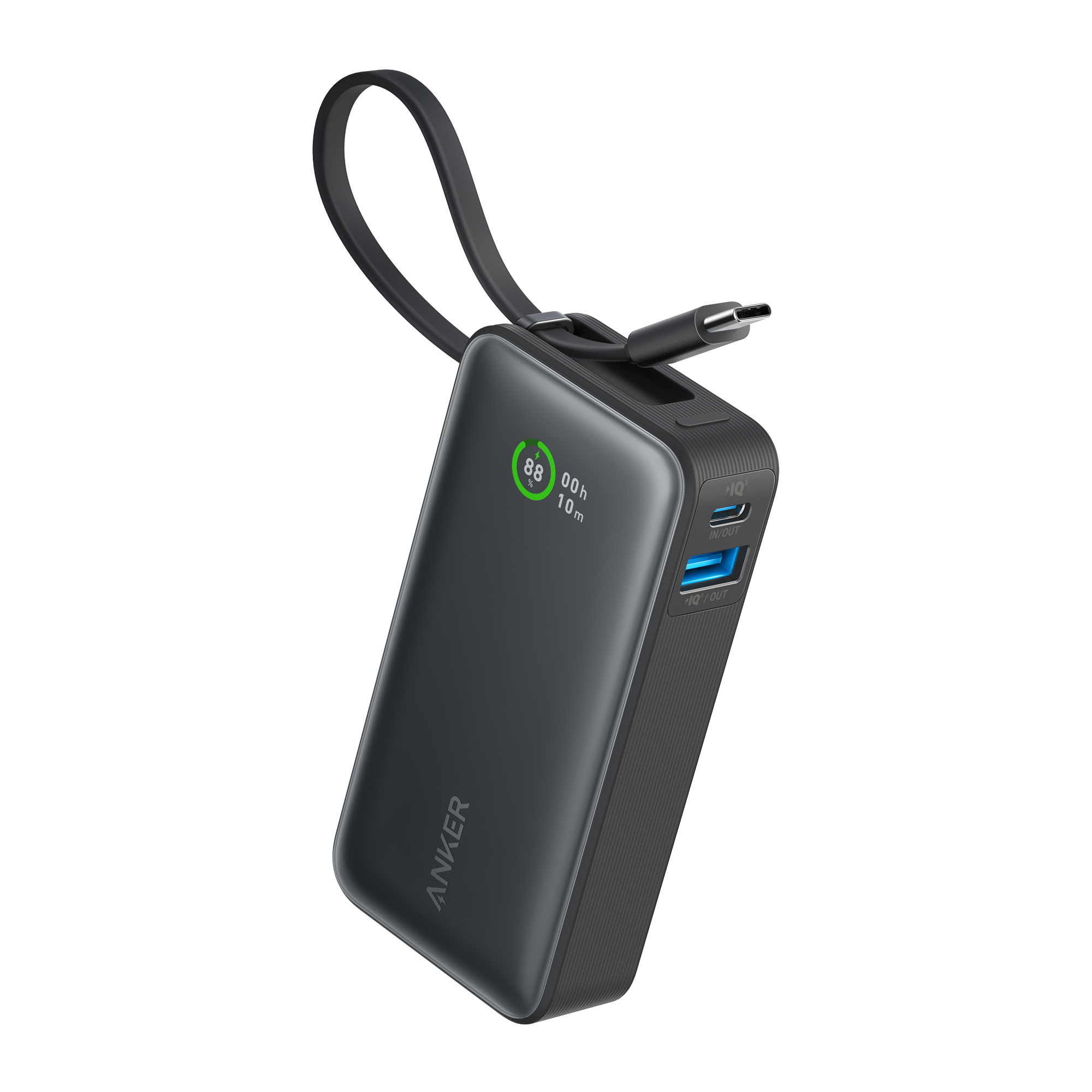 Anker - Power bank - 22.5 Watt - Lithium - Para - - Nano - black