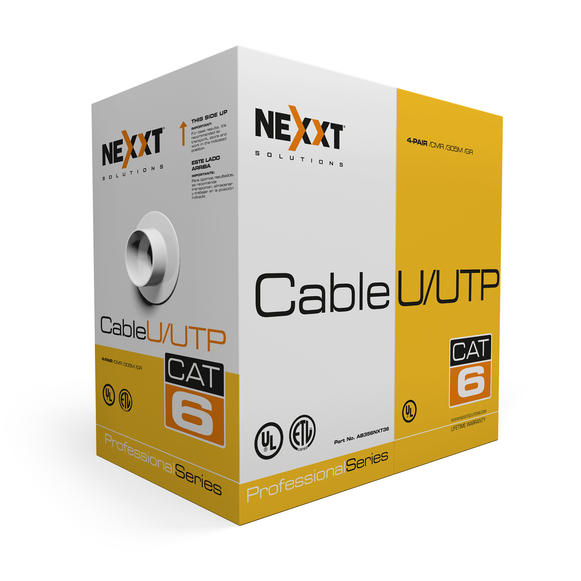 Nexxt Solutions - Bulk cable - FUTP - 305 m - Gray - FUTP LSZH-1