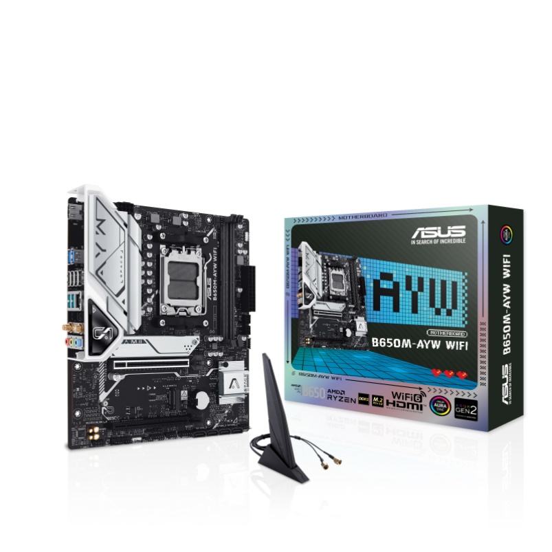 ASUS - Motherboard - B650M-AYW WIFI   Motherboard M