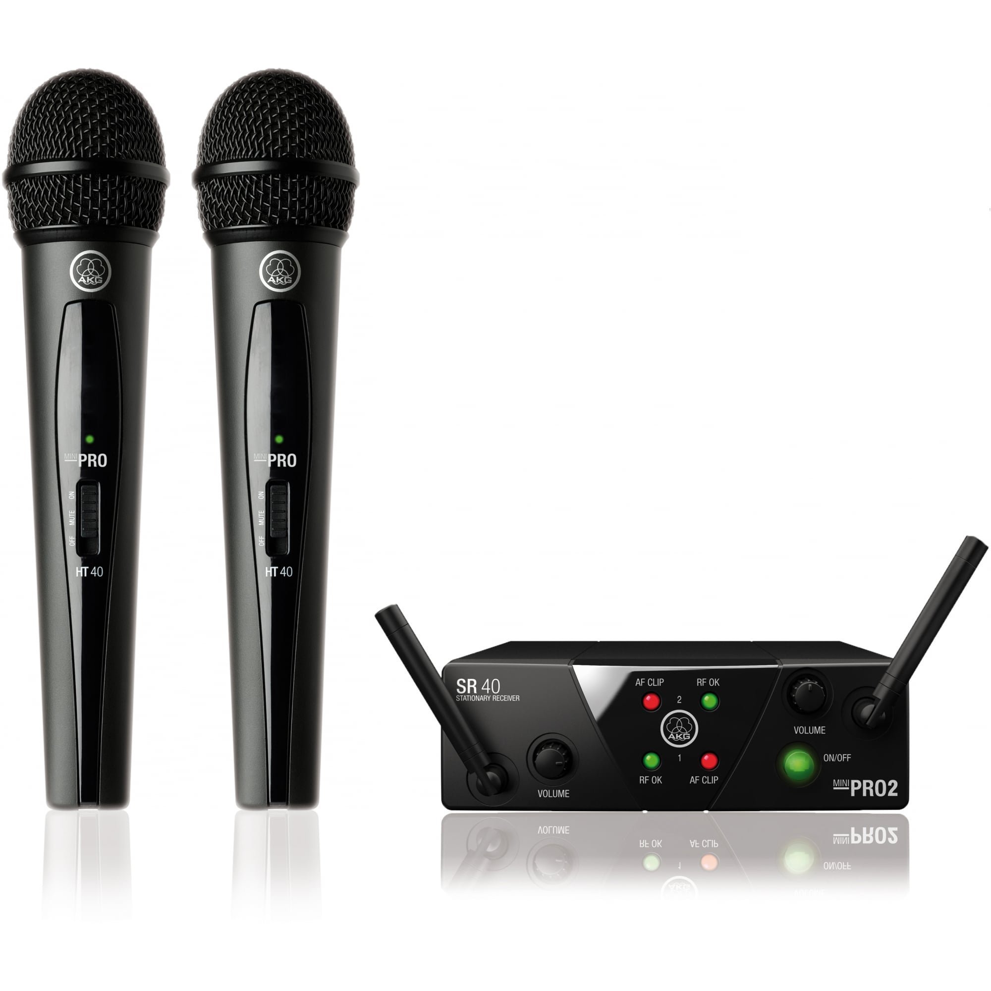 AKG - WMS40 Mini Dual Vocal Set BD ISM2/3