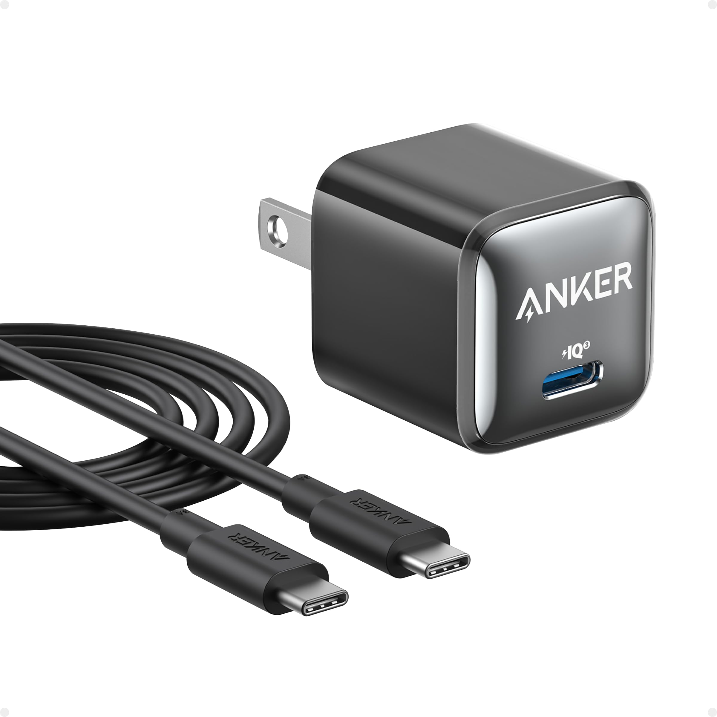 Anker - USB-C to USB-C - Lithium - Para Universal - 6 ft 240W Upcycled-Braid