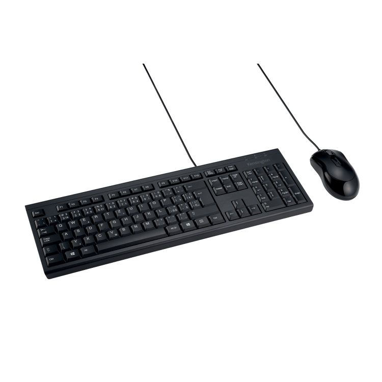 Kensington - Keyboard and mouse set - Wired - KM100 EQ